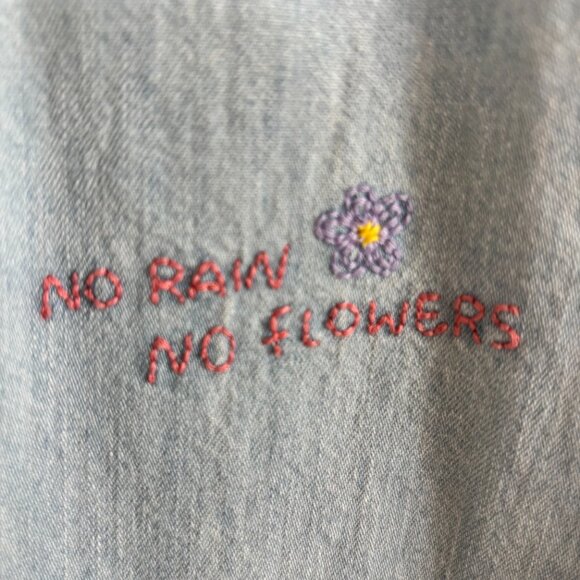 MOTHER Denim Embroidered Shirt - Picture 3 of 6